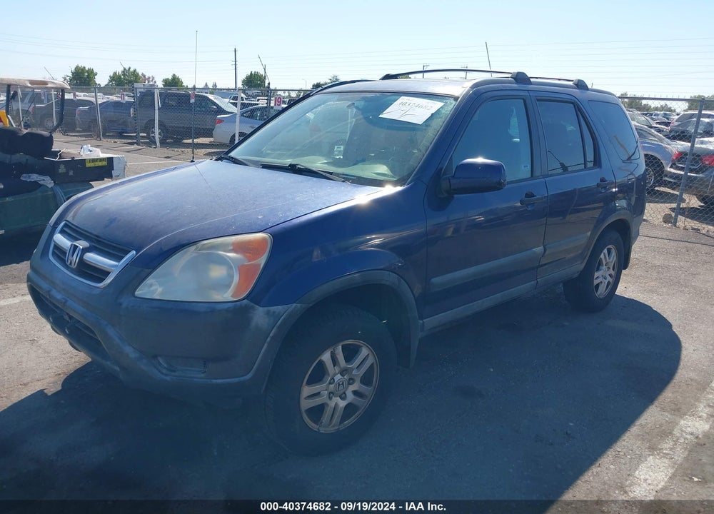 2003 HONDA CR-V EX VIN: JHLRD78853C009782