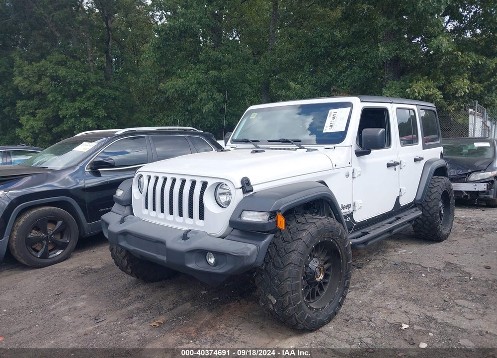 2020 JEEP WRANGLER UNLIMITED SPORT S 4X4 VIN: 1C4HJXDG8LW240964