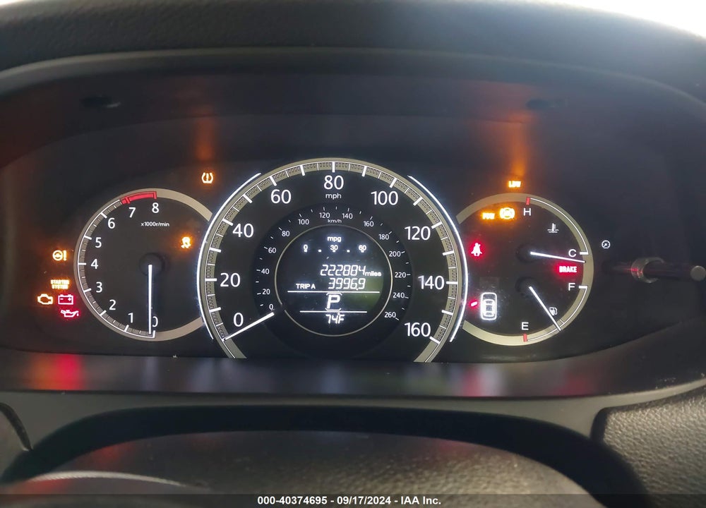 2013 HONDA ACCORD EX-L V-6 VIN: 1HGCR3F8XDA027029