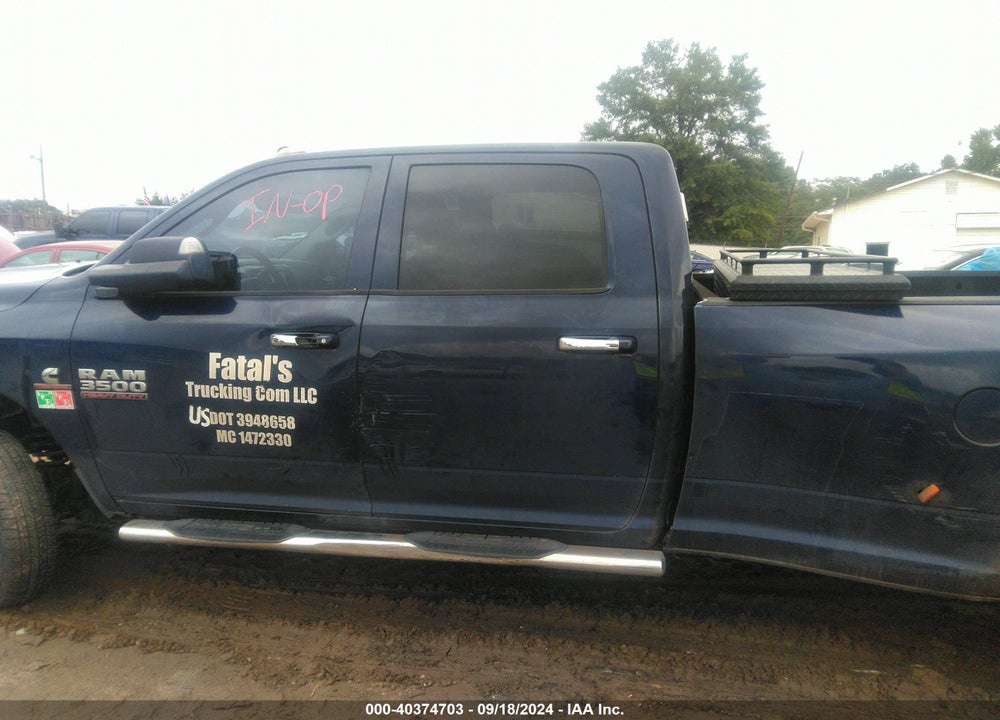 2013 RAM 3500 BIG HORN VIN: 3C63RRHL8DG567653