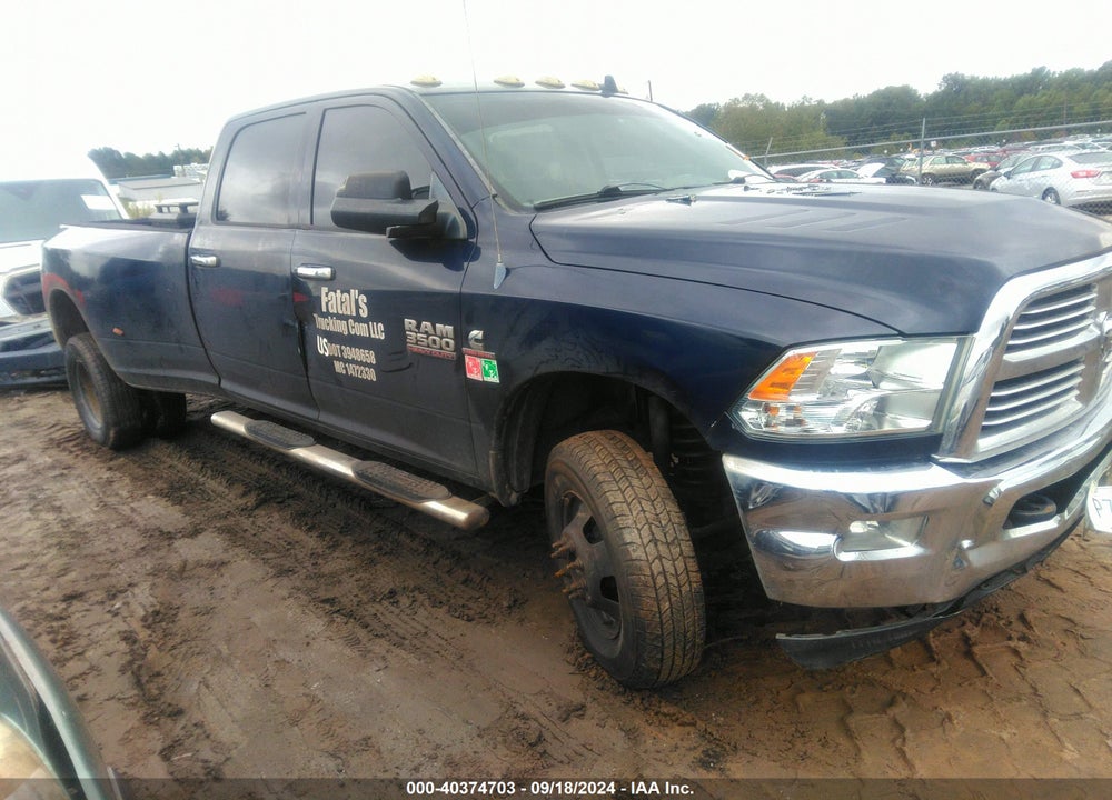 2013 RAM 3500 BIG HORN VIN: 3C63RRHL8DG567653
