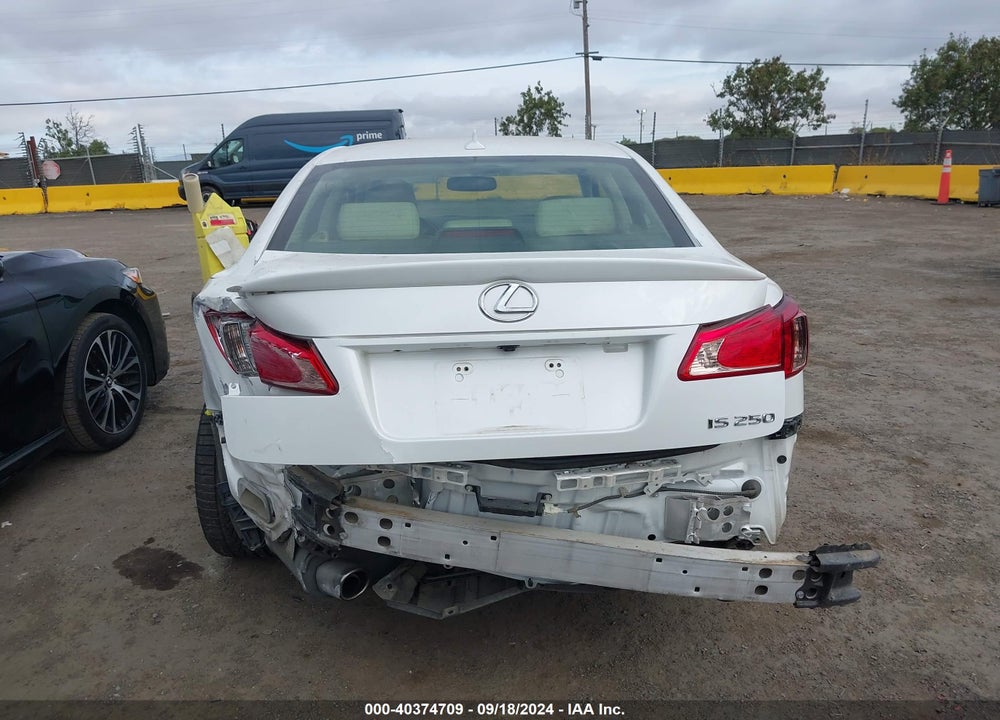 2012 LEXUS IS 250 VIN: JTHBF5C22C5175910