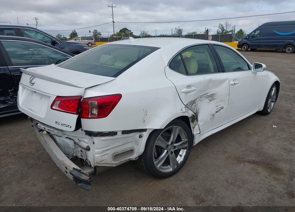 2012 LEXUS IS 250 VIN: JTHBF5C22C5175910