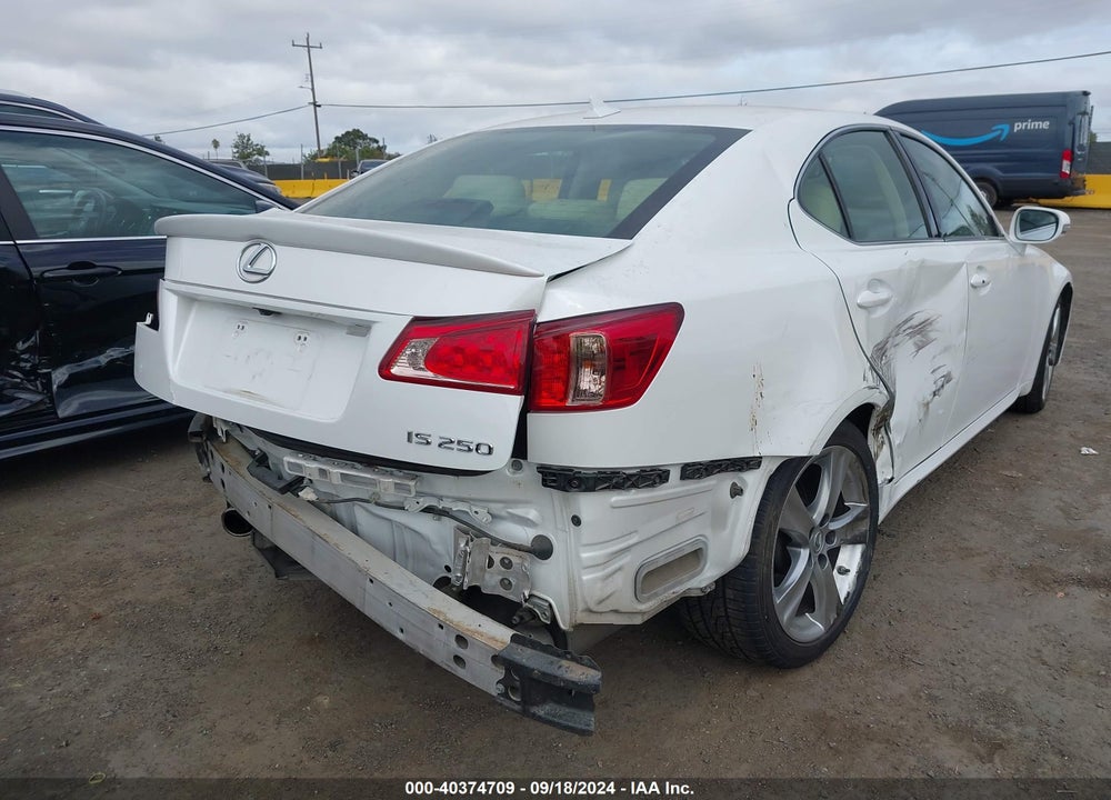 2012 LEXUS IS 250 VIN: JTHBF5C22C5175910