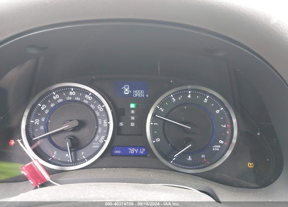 2012 LEXUS IS 250 VIN: JTHBF5C22C5175910