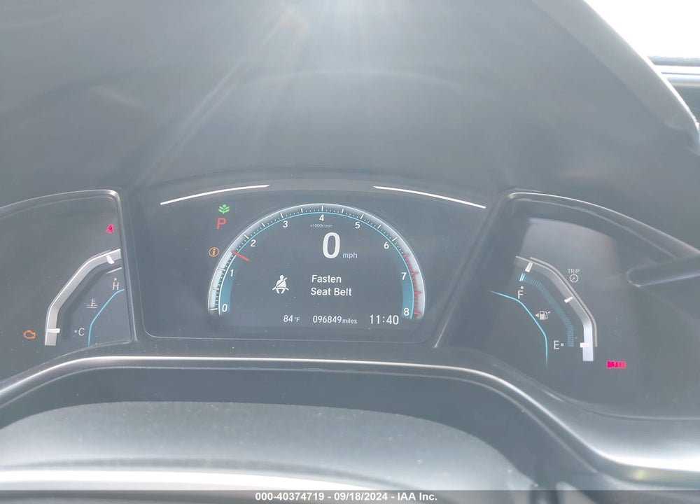 2019 HONDA CIVIC EX VIN: SHHFK7H67KU421223
