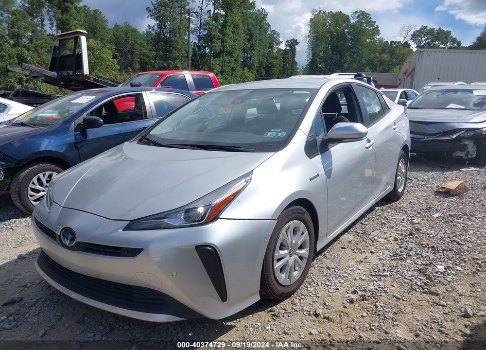 2021 TOYOTA PRIUS LE VIN: JTDKAMFU3M3139986