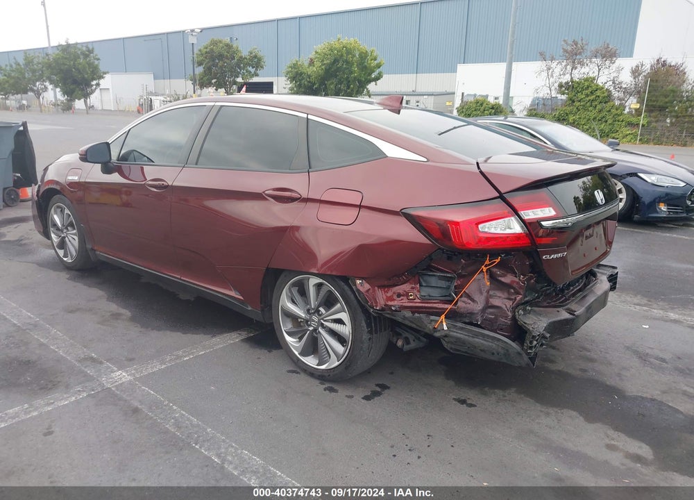 2018 HONDA CLARITY PLUG-IN HYBRID TOURING VIN: JHMZC5F39JC001496