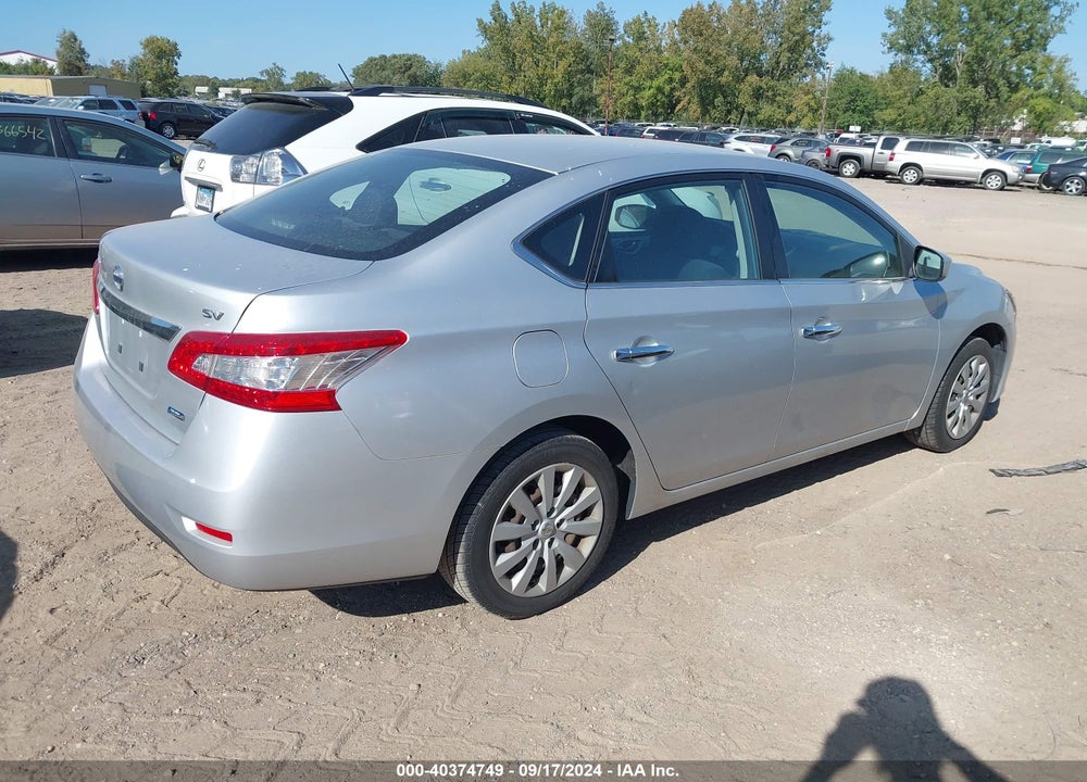 2014 NISSAN SENTRA SV VIN: 3N1AB7AP0EY208074