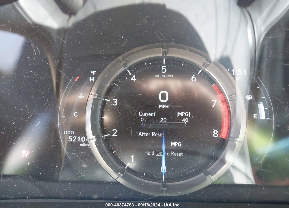 2019 LEXUS ES 350 F-SPORT VIN: 58ABZ1B15KU005821