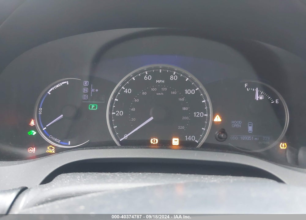 2012 LEXUS CT 200H PREMIUM VIN: JTHKD5BH1C2103836