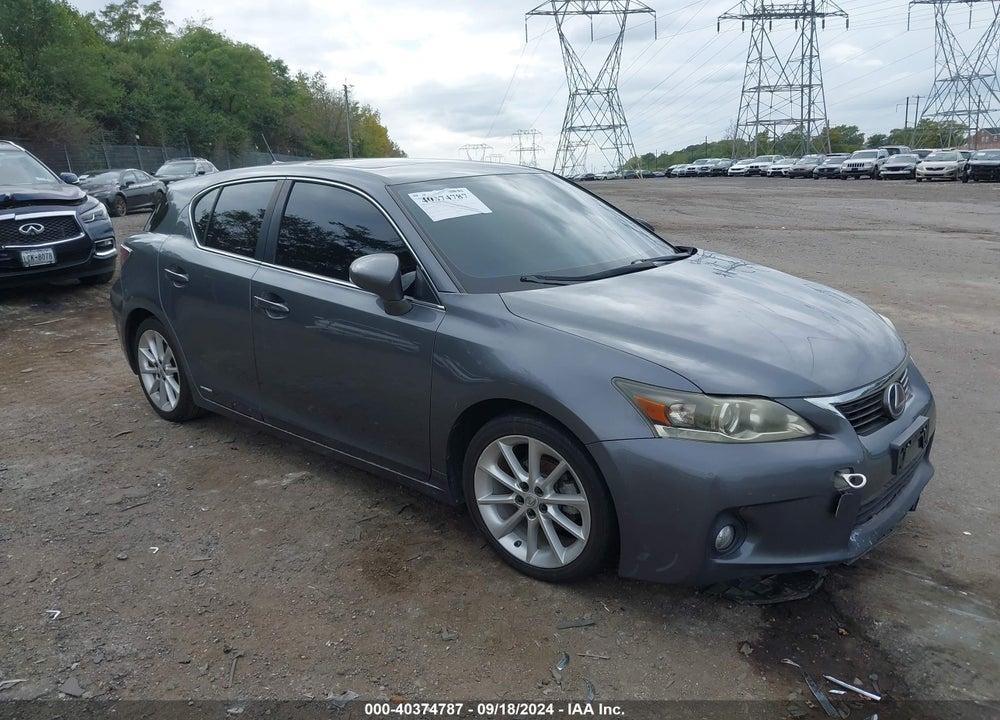 2012 LEXUS CT 200H PREMIUM VIN: JTHKD5BH1C2103836