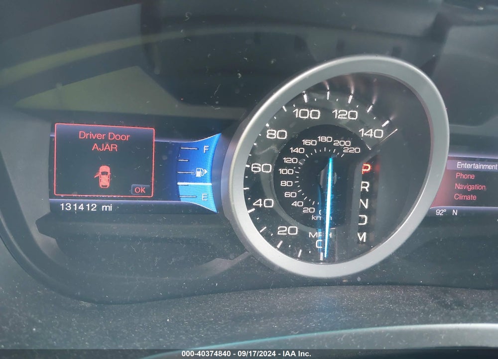 2013 FORD EXPLORER LIMITED VIN: 1FM5K7F86DGB24952