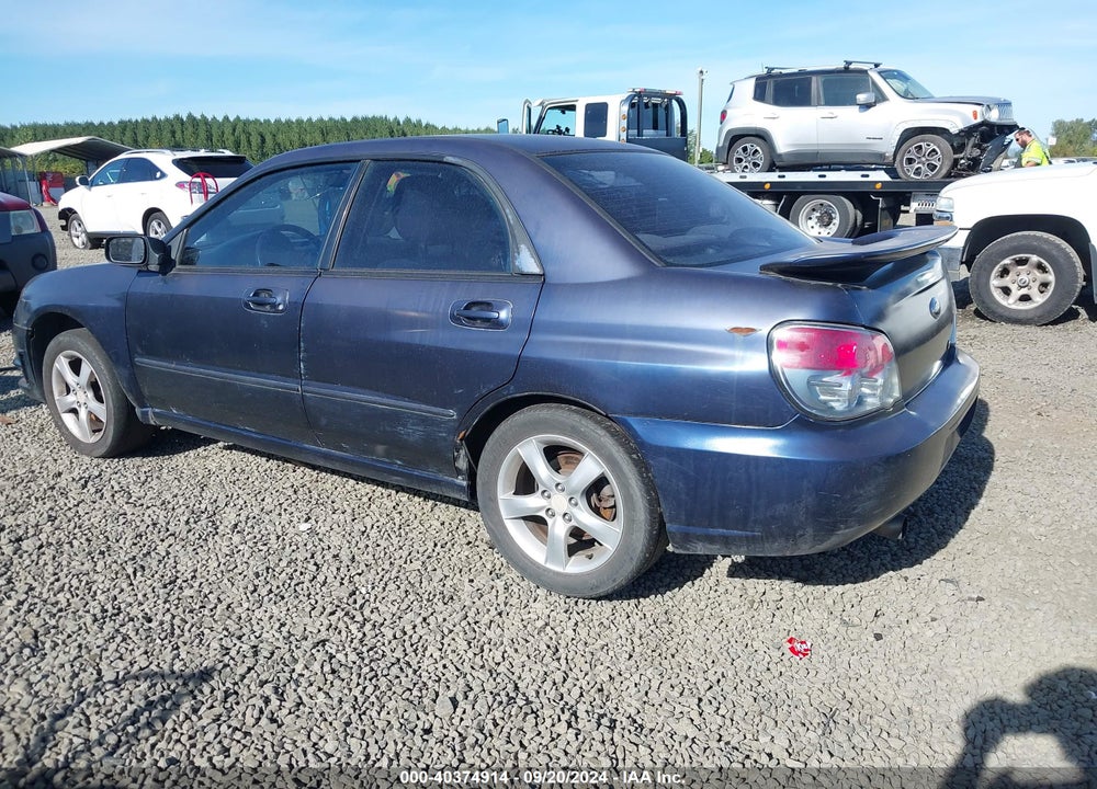 2006 SUBARU IMPREZA 2.5I VIN: JF1GD67646H521495