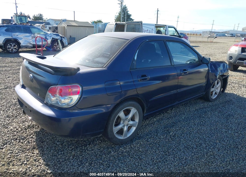 2006 SUBARU IMPREZA 2.5I VIN: JF1GD67646H521495