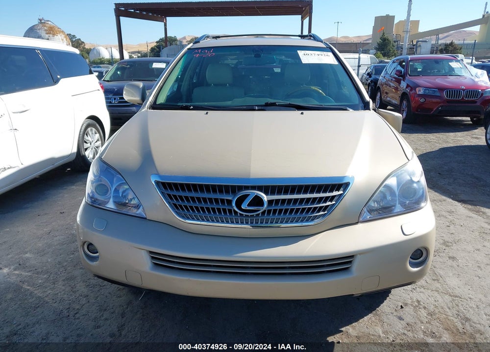 2008 LEXUS RX 400H VIN: JTJHW31U882045737