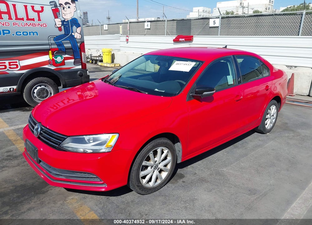 2015 VOLKSWAGEN JETTA 1.8T SE VIN: 3VWD17AJXFM255191