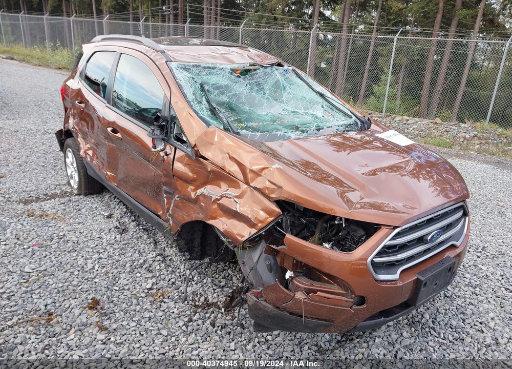 2019 FORD ECOSPORT SE VIN: MAJ6S3GL2KC289525