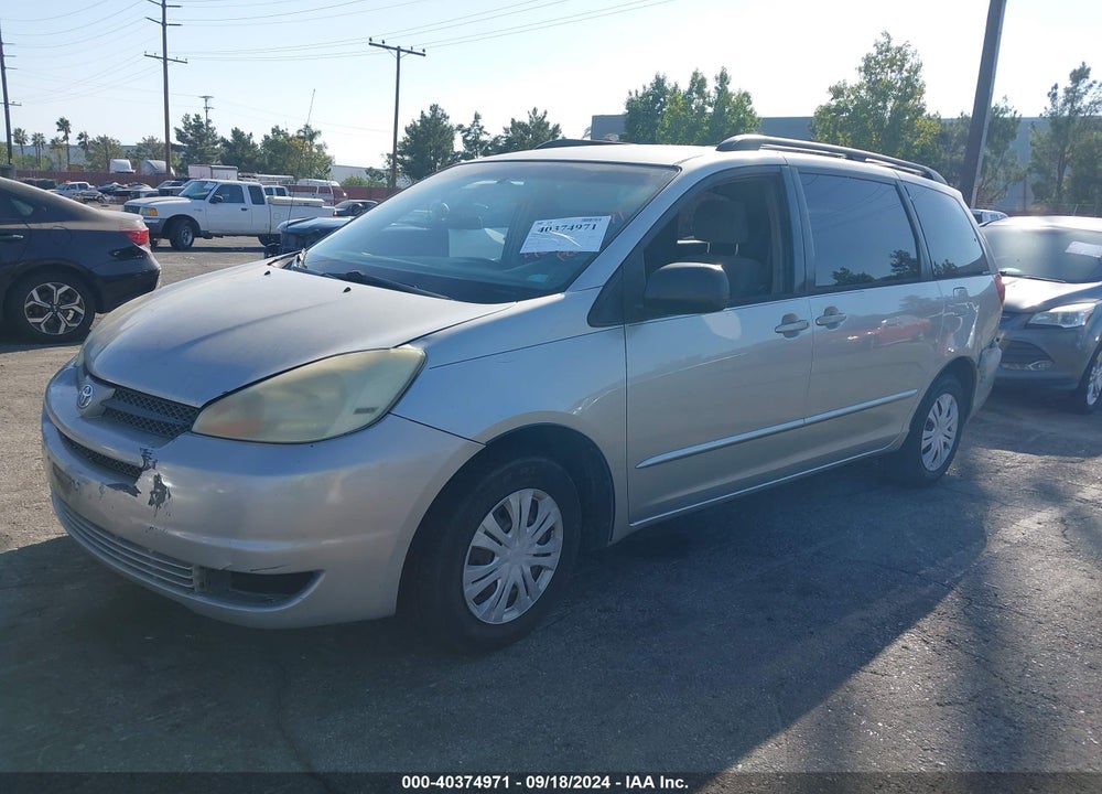 2004 TOYOTA SIENNA LE VIN: 5TDZA23C84S100596