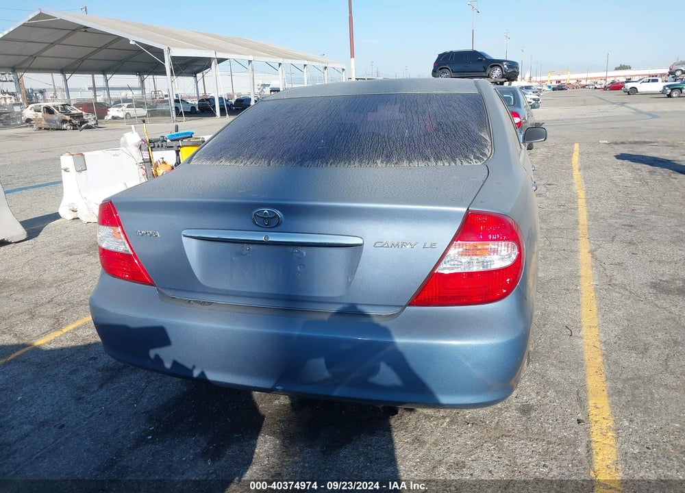 2004 TOYOTA CAMRY LE VIN: 4T1BE32K94U852691
