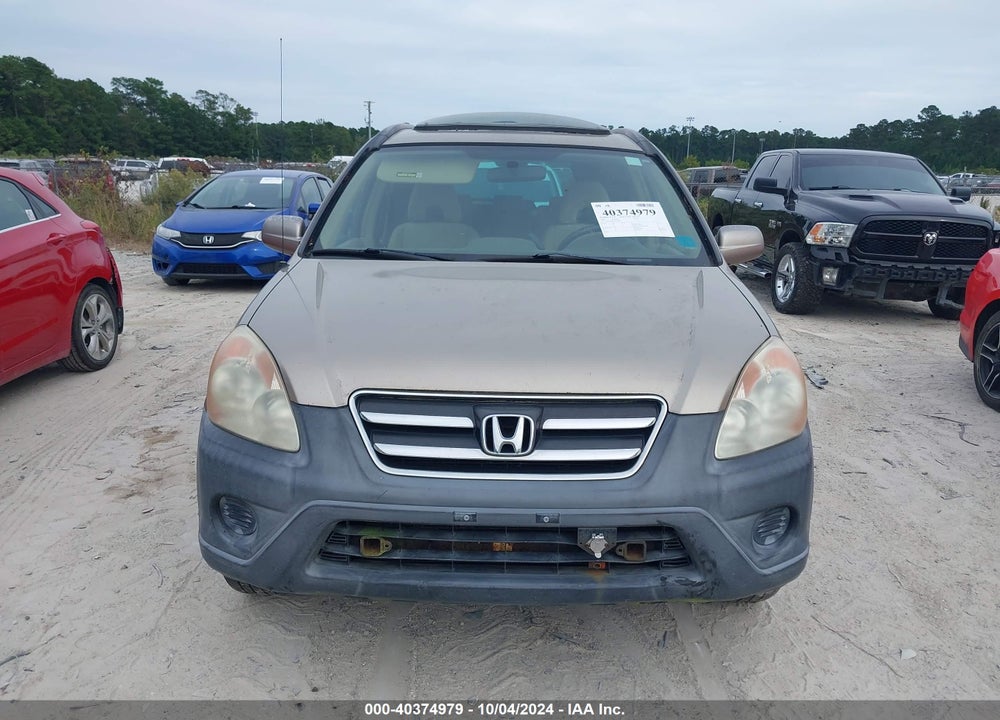 2006 HONDA CR-V EX VIN: SHSRD788X6U422455