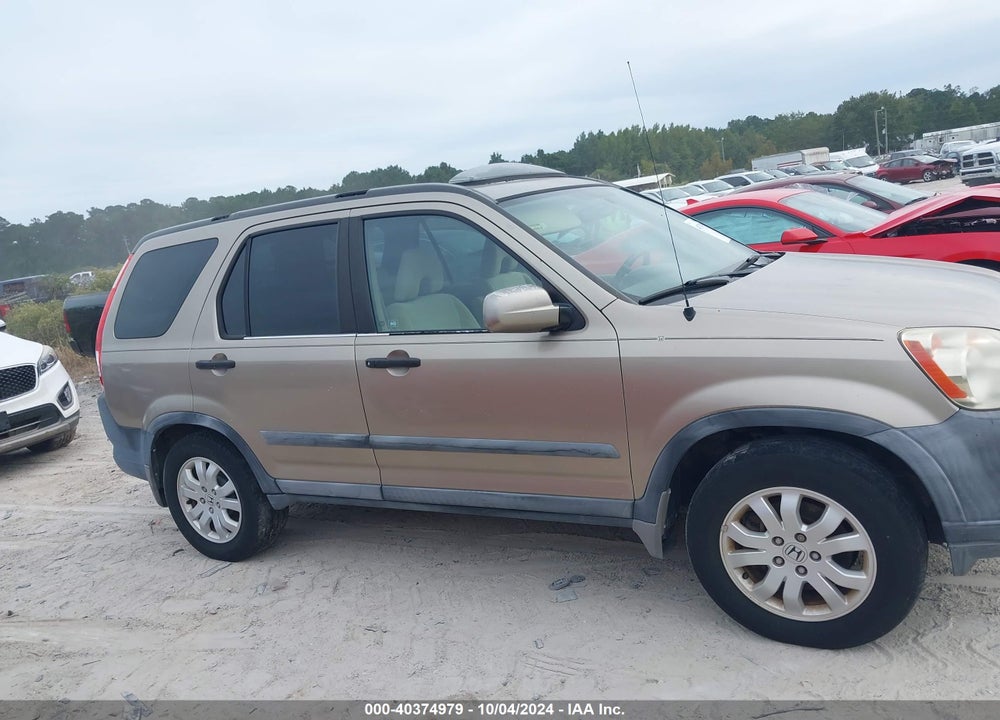 2006 HONDA CR-V EX VIN: SHSRD788X6U422455