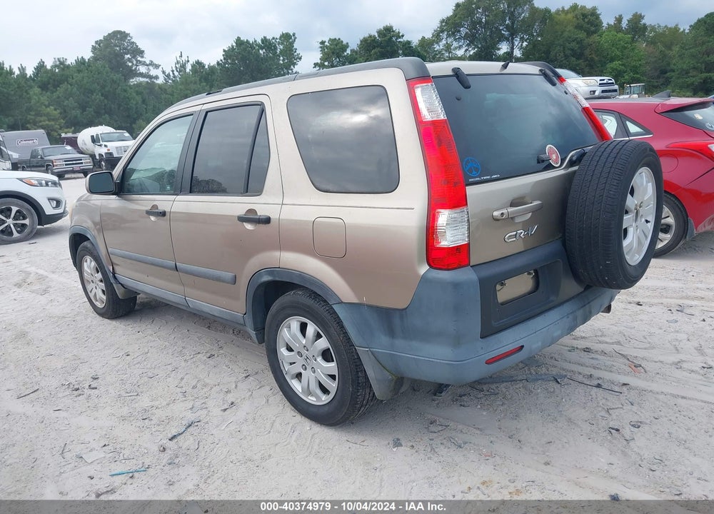 2006 HONDA CR-V EX VIN: SHSRD788X6U422455