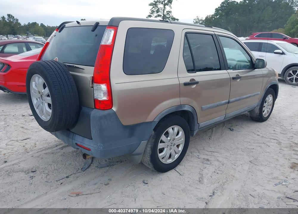 2006 HONDA CR-V EX VIN: SHSRD788X6U422455