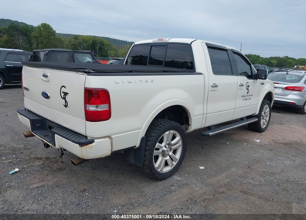 2008 FORD F-150 HARLEY-DAVIDSON/LIMITED VIN: 1FTRW14528FA80668
