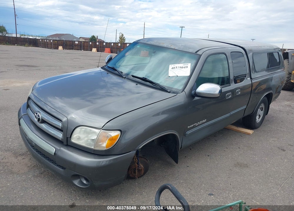 2005 TOYOTA TUNDRA SR5 V8 VIN: 5TBBT44165S457693