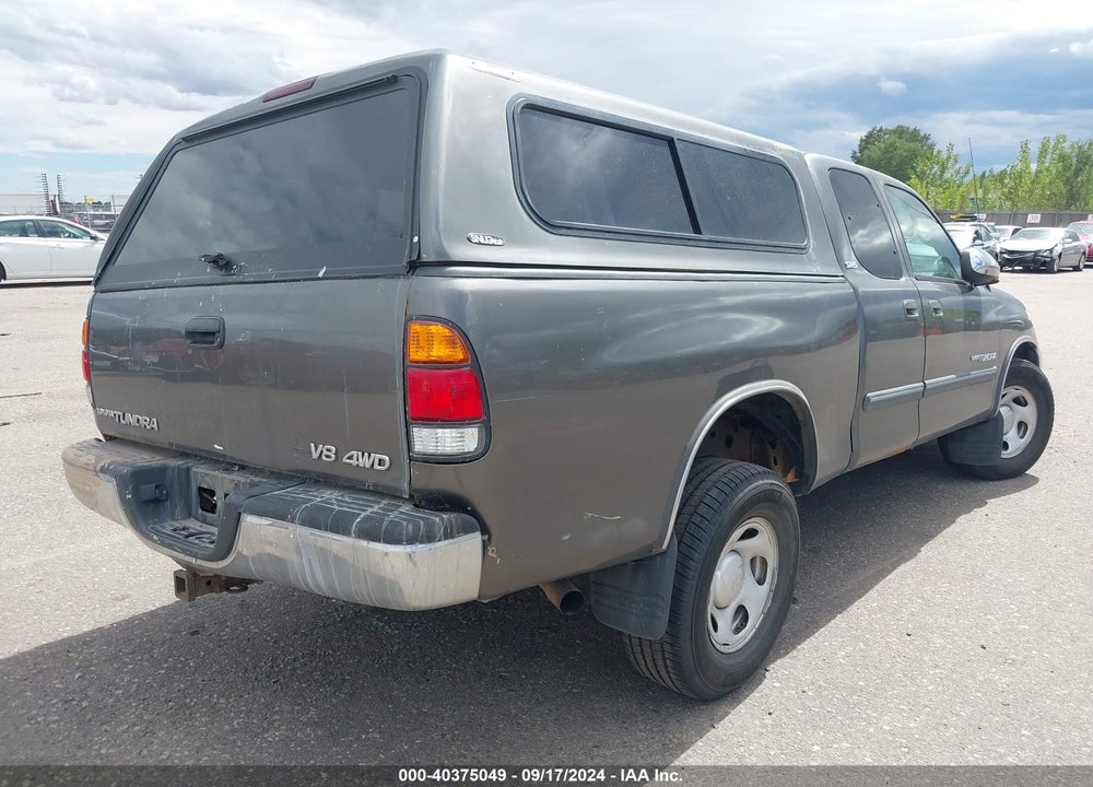 2005 TOYOTA TUNDRA SR5 V8 VIN: 5TBBT44165S457693