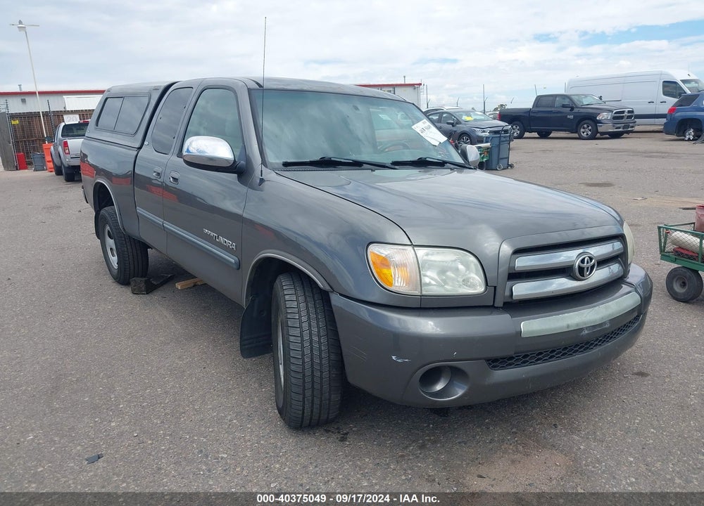 2005 TOYOTA TUNDRA SR5 V8 VIN: 5TBBT44165S457693