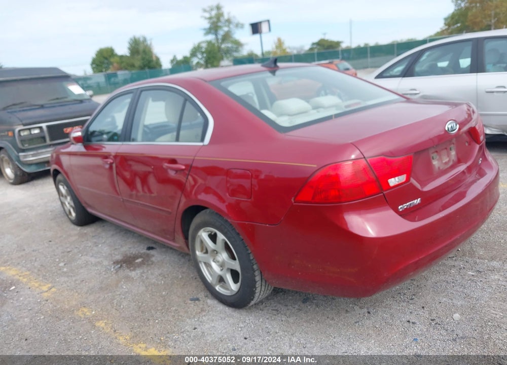 2009 KIA OPTIMA LX VIN: KNAGE228895310618