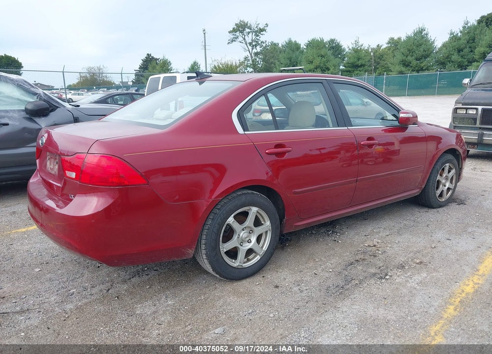 2009 KIA OPTIMA LX VIN: KNAGE228895310618