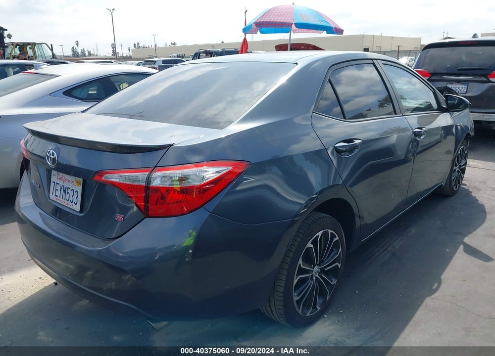 2014 TOYOTA COROLLA S PLUS VIN: 2T1BURHE7EC121705