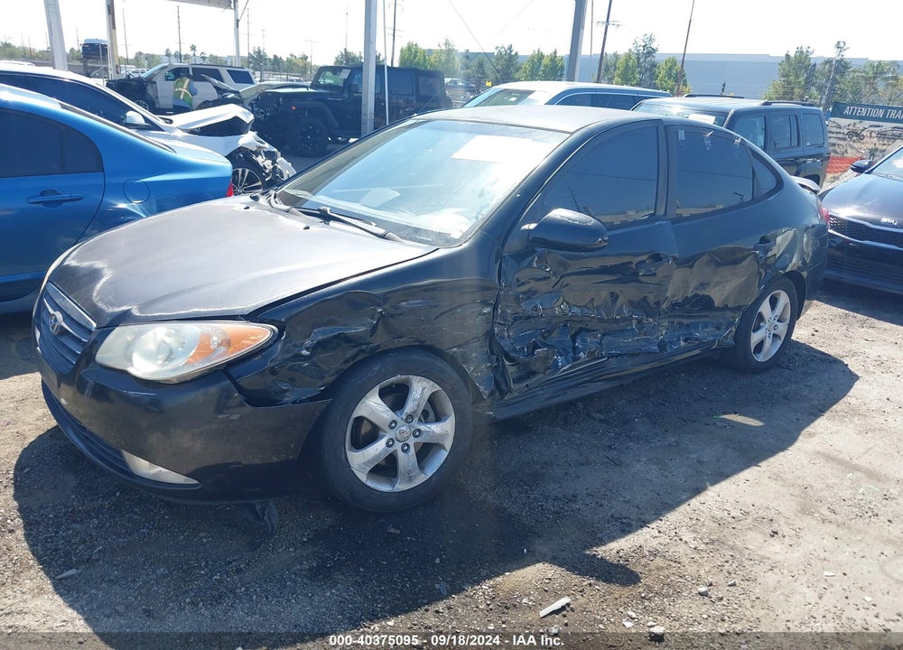 2007 HYUNDAI ELANTRA GLS/LIMITED/SE VIN: KMHDU46DX7U227878
