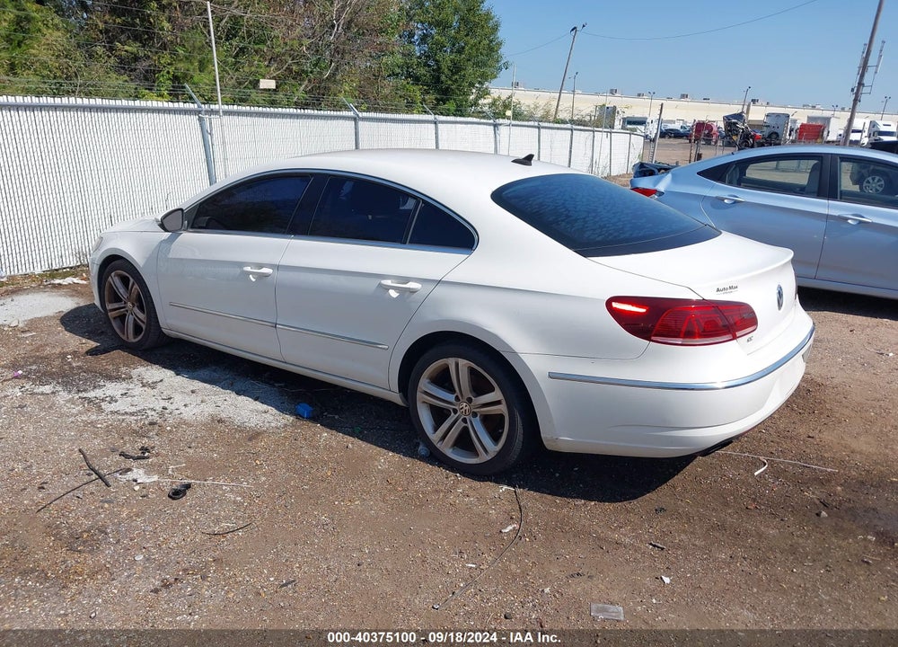 2013 VOLKSWAGEN CC 2.0T SPORT PLUS VIN: WVWBP7AN0DE501406