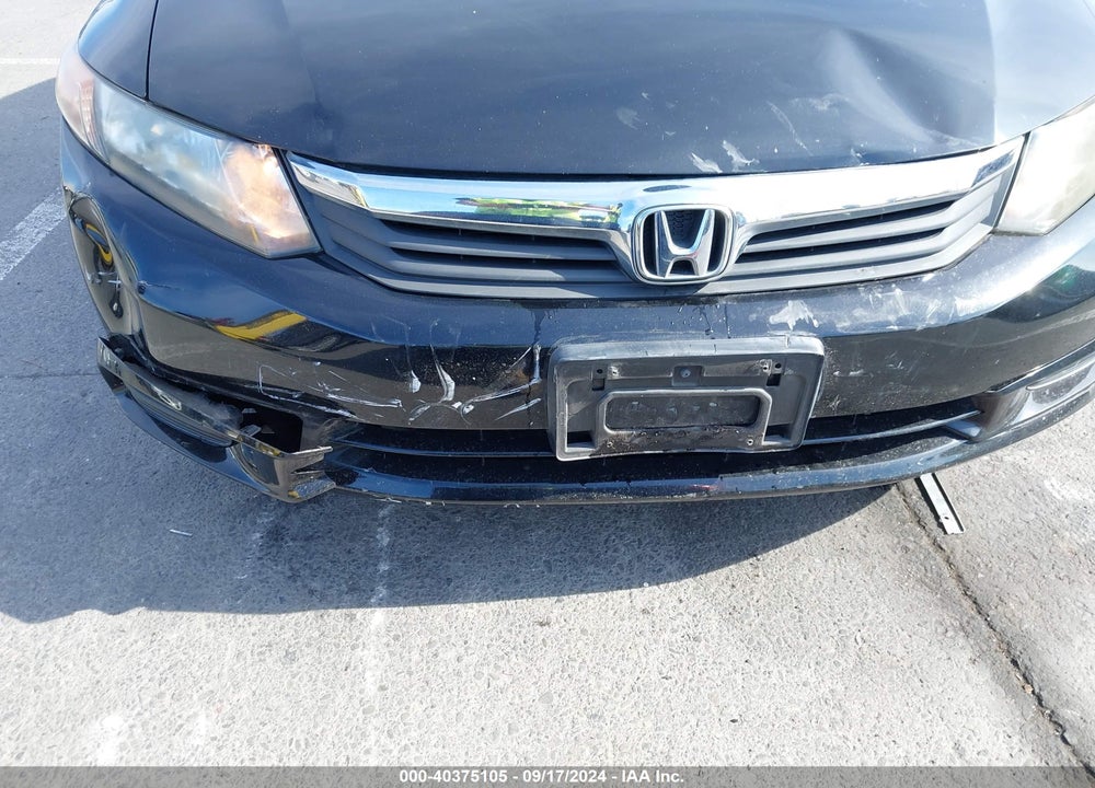 2012 HONDA CIVIC EX VIN: 19XFB2F86CE368580