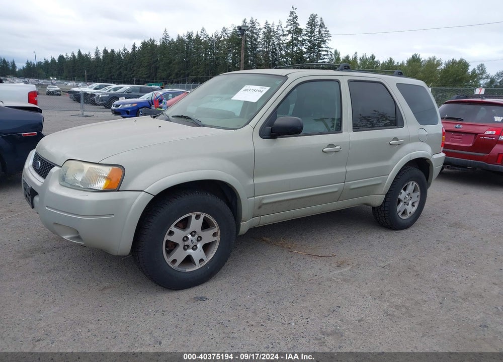 2004 FORD ESCAPE LIMITED VIN: 1FMCU04184KB05640