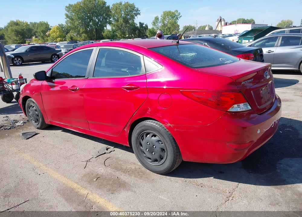 2013 HYUNDAI ACCENT GLS VIN: KMHCT4AE0DU529979
