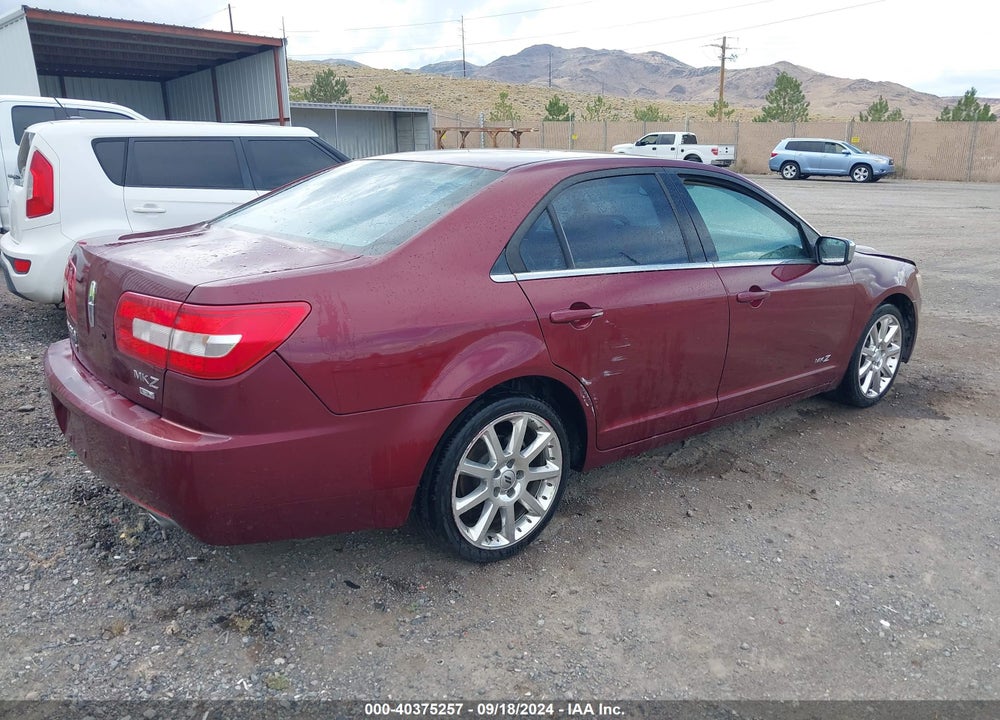 2007 LINCOLN MKZ VIN: 3LNHM28T17R611937