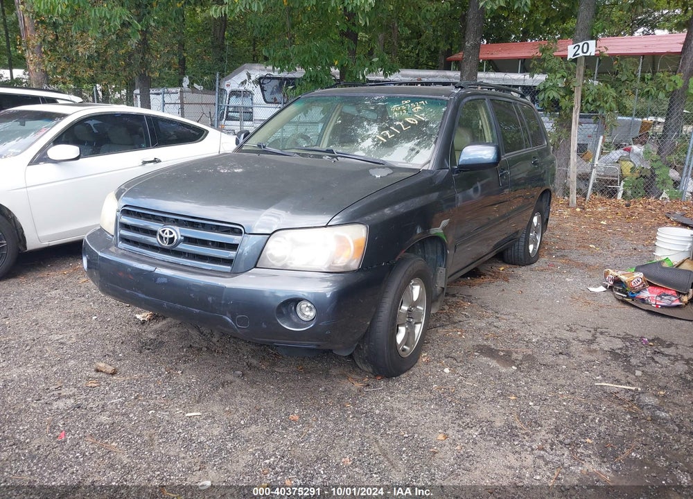 2006 TOYOTA HIGHLANDER V6 VIN: JTEDP21A460121201