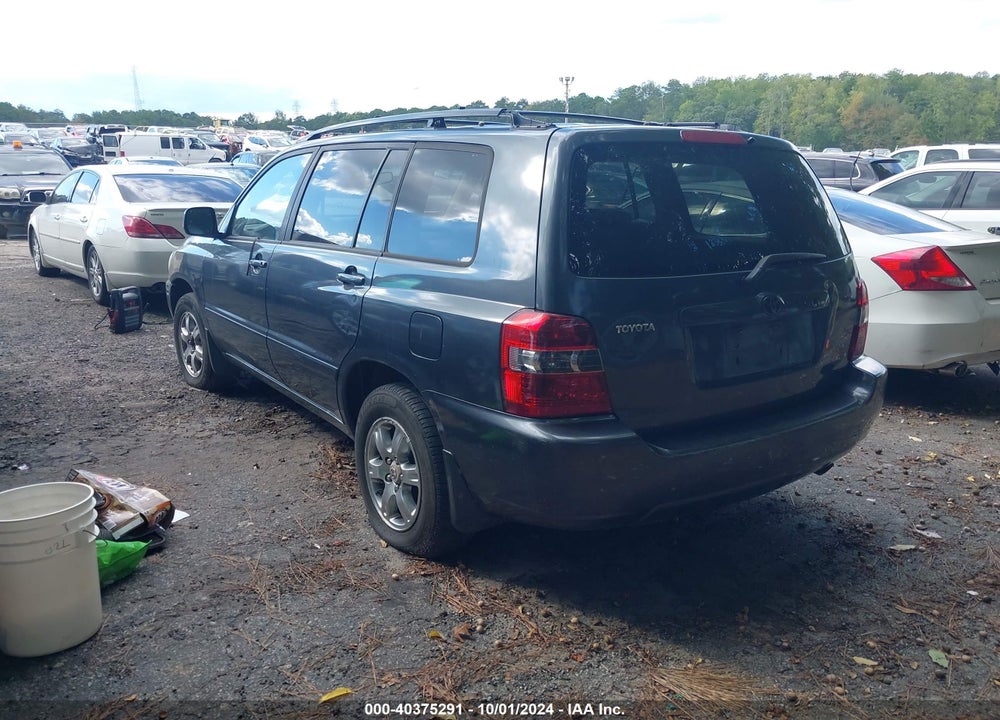 2006 TOYOTA HIGHLANDER V6 VIN: JTEDP21A460121201