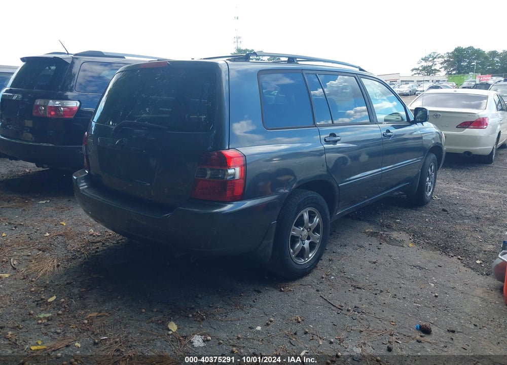 2006 TOYOTA HIGHLANDER V6 VIN: JTEDP21A460121201