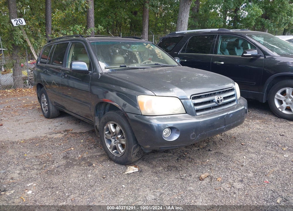 2006 TOYOTA HIGHLANDER V6 VIN: JTEDP21A460121201