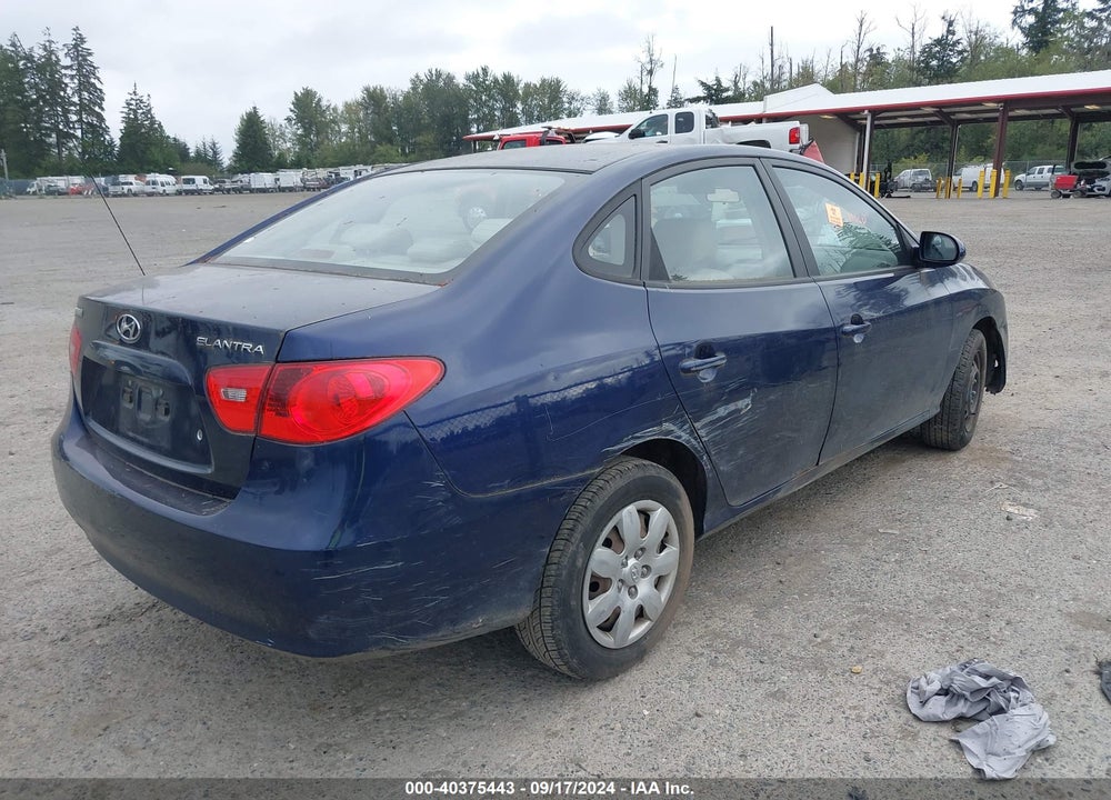 2007 HYUNDAI ELANTRA GLS/LIMITED/SE VIN: KMHDU46D27U074638