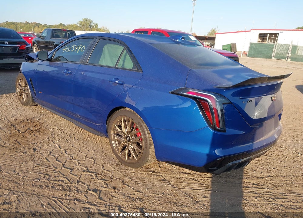 2022 CADILLAC CT4-V V-SERIES BLACKWING VIN: 1G6D65RP9N0460054