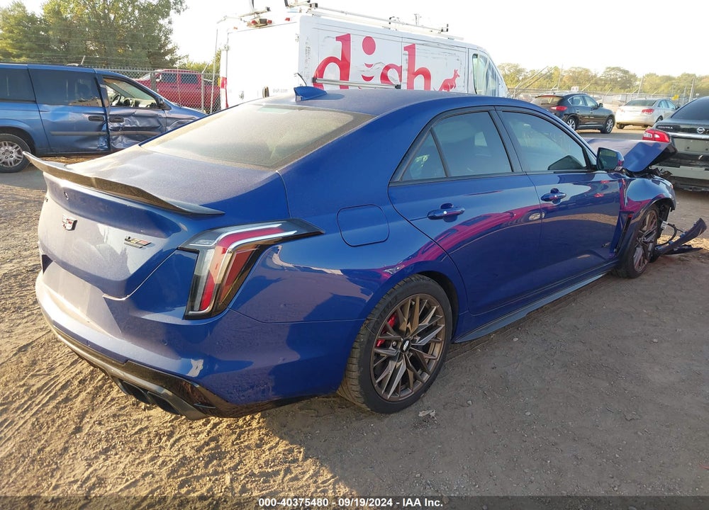 2022 CADILLAC CT4-V V-SERIES BLACKWING VIN: 1G6D65RP9N0460054