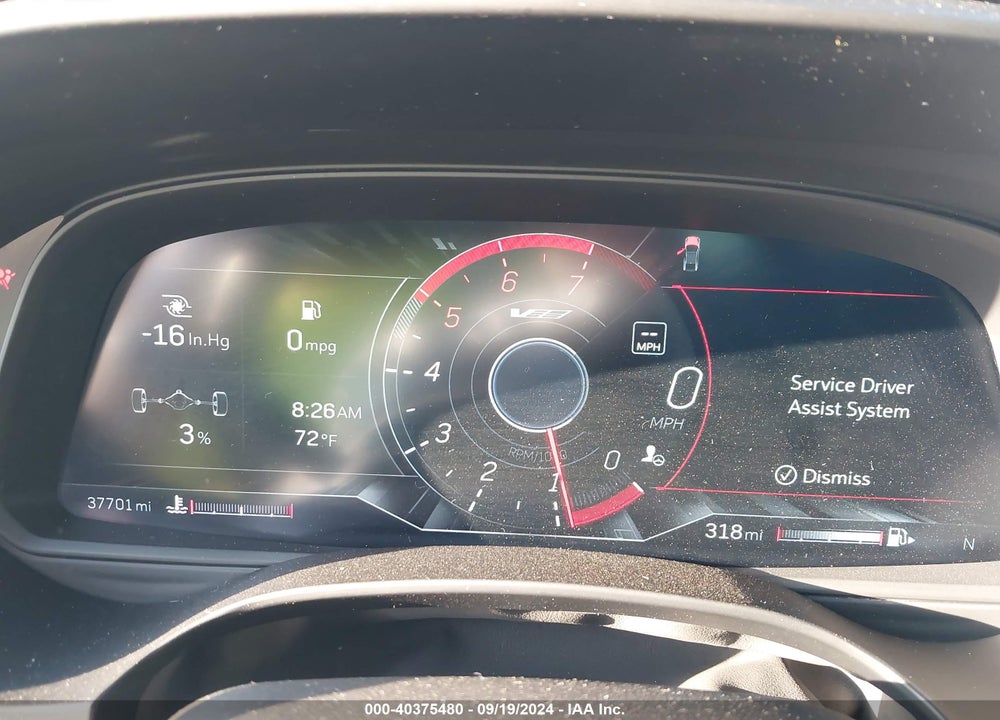 2022 CADILLAC CT4-V V-SERIES BLACKWING VIN: 1G6D65RP9N0460054