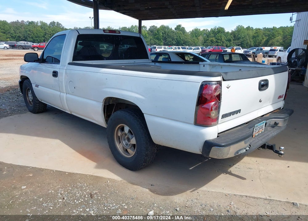 2003 GMC SIERRA 1500 WORK TRUCK VIN: 1GTEC14V63Z201457